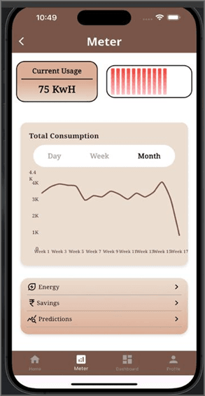 Usage Analytics interface